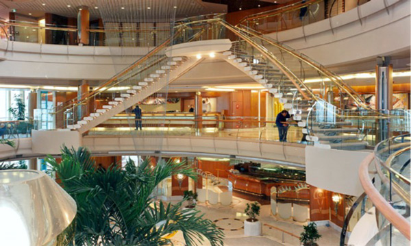 Passenger vessel atrium