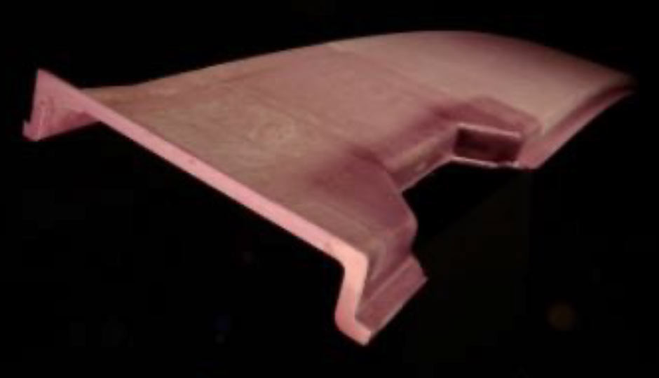 Moulded phenolic composite part