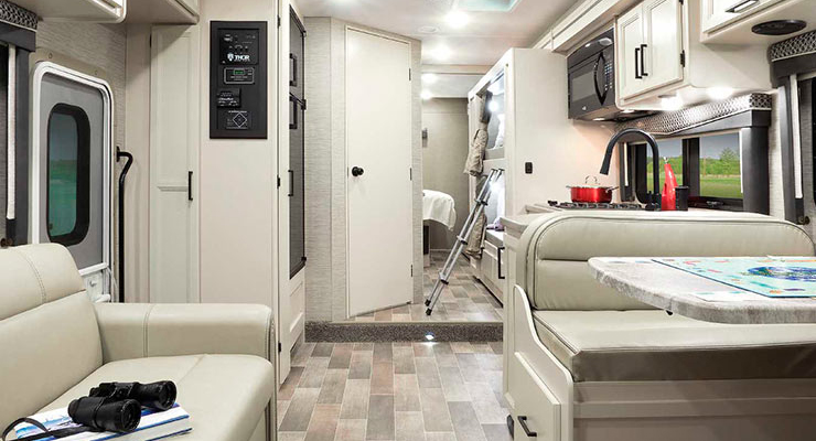 Recreational vehicle interior